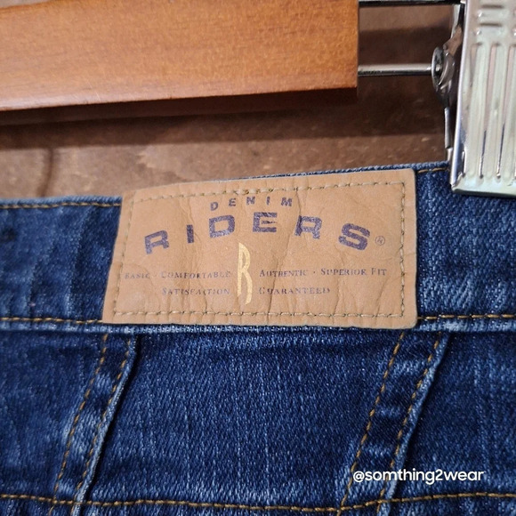 VINTAGE 90'S LEE Riders Straight Leg High Rise Jeans SZ 14 - Picture 10 of 10